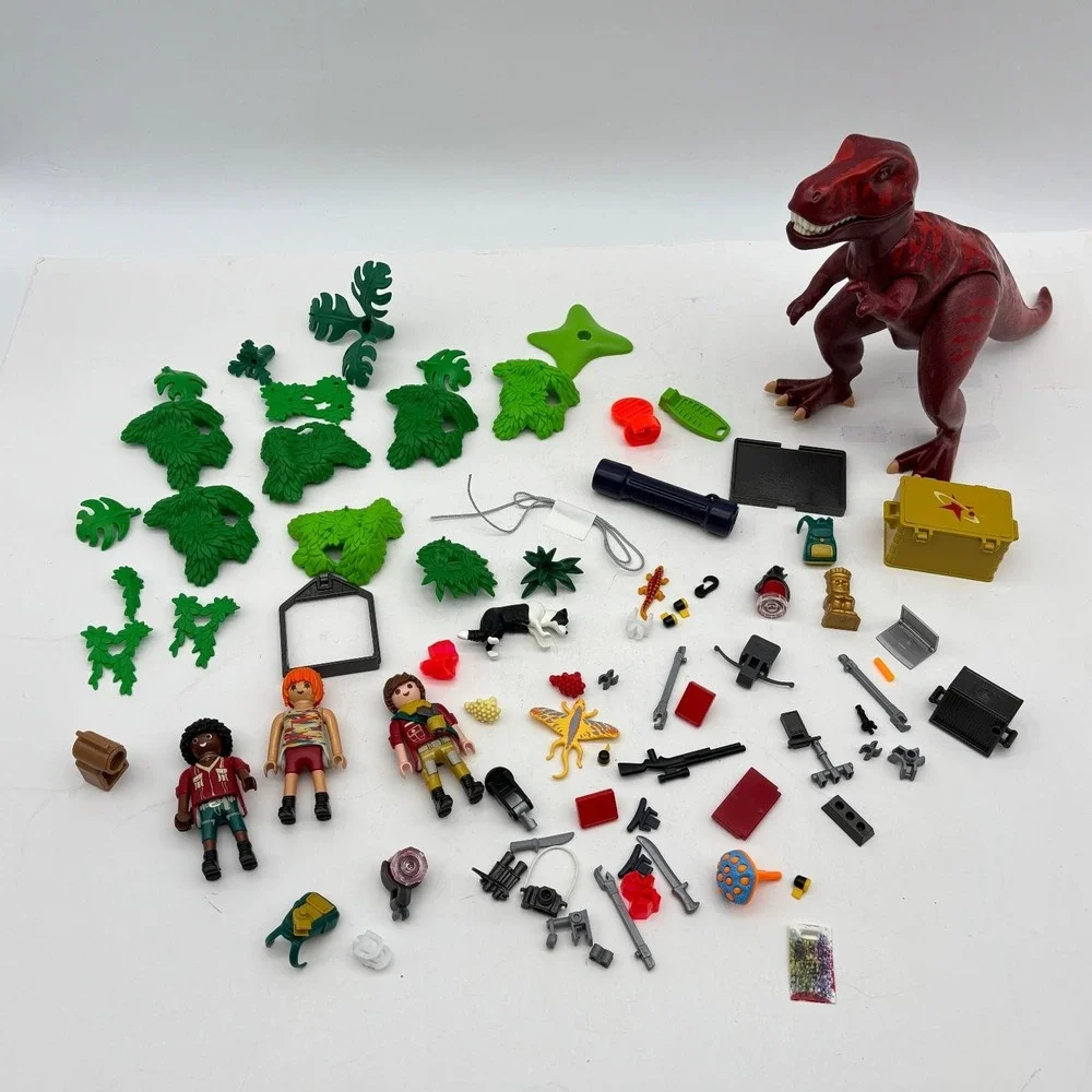 Playmobil 9429 Dino Rise Hidden Temple w/T-Rex Figures & Accessories INCOMPLETE